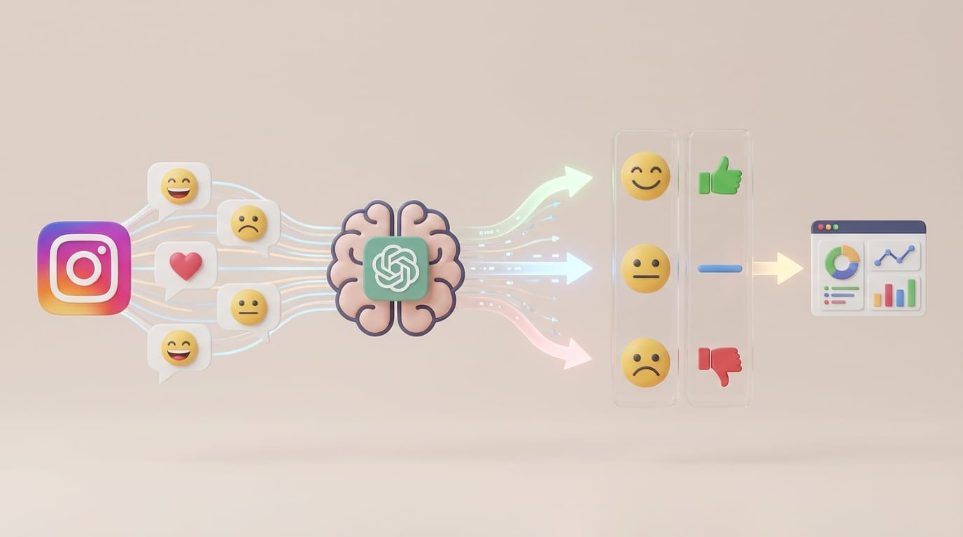 Workflow สุดปัง: วิเคราะห์ความรู้สึก (Sentiment) ในคอมเมนต์ Instagram ด้วย ChatGPT